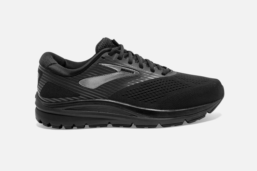 Brooks Men's Addiction 14 Road Running Shoes Black/Charcoal/Black ( FGYRI9315 )